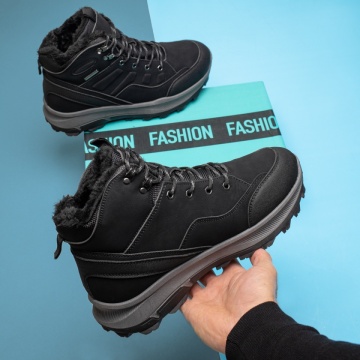 Ghete barbati cu siret negre MOD14110, 4, modlet.ro