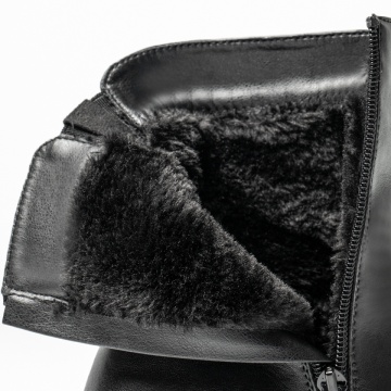 Ghete dama cu platforma negre MOD14140, 2, modlet.ro