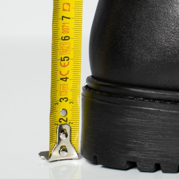 Ghete dama cu talpa joasa negre din Piele naturala MOD0351, 5, modlet.ro