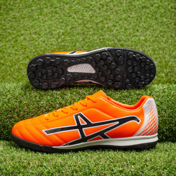 Ghete fotbal barbati pentru gazon sintetic portocalii MOD09840, 3, modlet.ro