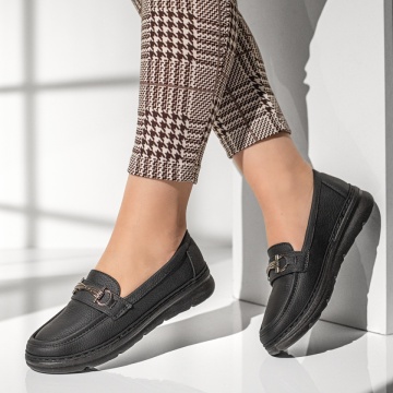 Mocasini dama negri MOD13270, 4, modlet.ro