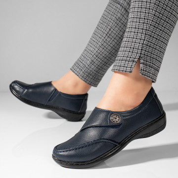 Pantofi casual dama albastri cu scai MOD10948, 2, modlet.ro