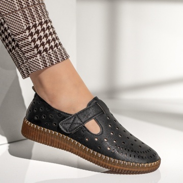 Pantofi casual dama negri cu scai MOD13268, 2, modlet.ro