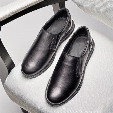 Pantofi casual negri barbati din Piele naturala MOD11281, 3, modlet.ro
