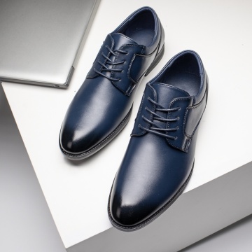 Pantofi eleganti albastri cu siret barbati MOD11677, 2, modlet.ro