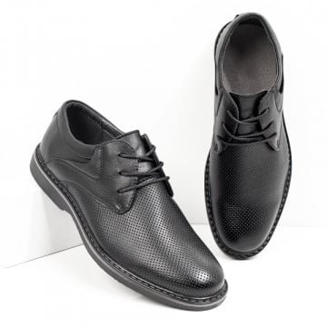 Pantofi eleganti barbati cu siret negri ZEF08436, 1, zeforia.ro