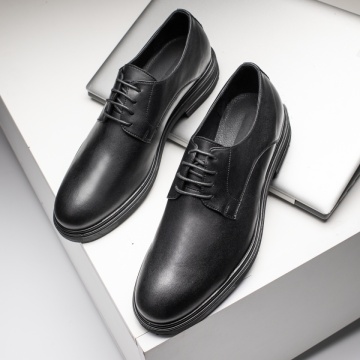 Pantofi eleganti negri barbati din Piele naturala MOD11905, 4, modlet.ro