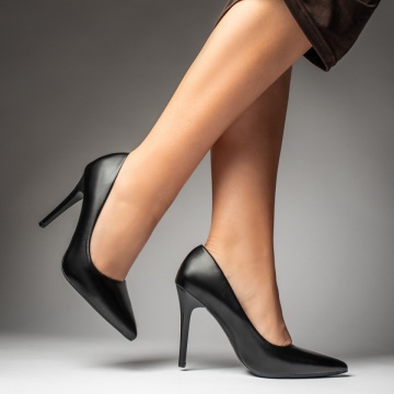 Pantofi Stiletto dama negri MOD06128, 4, modlet.ro