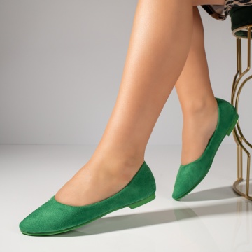 Balerini dama verzi suede MOD11726, 2, modlet.ro