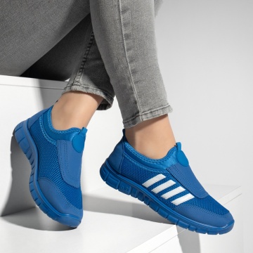 Espadrile sport dama cu talpa groasa albastre MOD13181, 3, modlet.ro