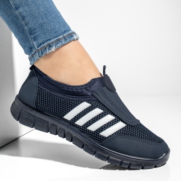 Espadrile sport dama cu talpa groasa albastru inchis MOD13181, 3, modlet.ro