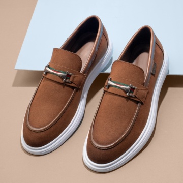 Mocasini barbati maro cu talpa alba MOD11684, 3, modlet.ro