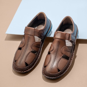 Pantofi barbati casual maro din Piele naturala MOD13759, 3, modlet.ro