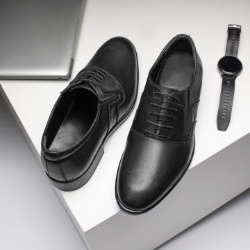 Pantofi barbati eleganti cu siret negri din Piele naturala MOD09861, 2, modlet.ro
