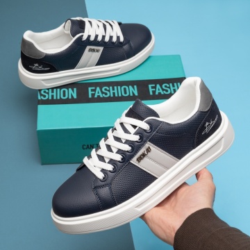 Pantofi casual barbati, Pantofi casual barbati cu siret albastri MOD14268, modlet.ro