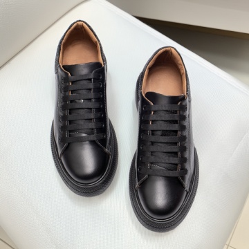 Pantofi casual dama cu talpa groasa negri din Piele naturala MOD08254, 2, modlet.ro