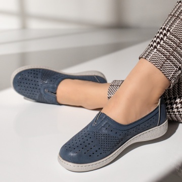 Pantofi casual dama cu talpa joasa albastri MOD14278, 2, modlet.ro
