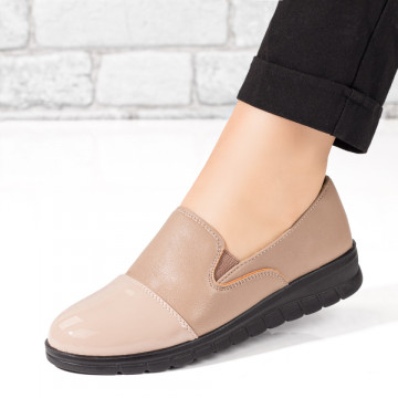Pantofi casual dama maro cu talpa joasa MOD10106, 2, modlet.ro