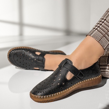 Pantofi casual dama negri cu scai MOD13268, 3, modlet.ro