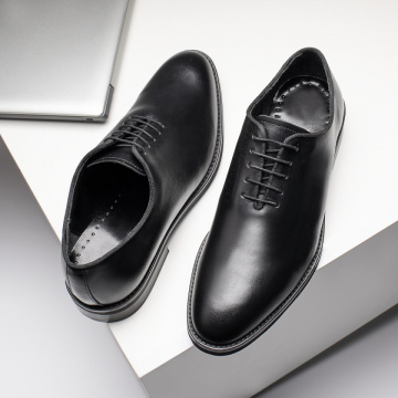 Pantofi eleganti barbati cu siret negri din Piele naturala MOD11569, 2, modlet.ro