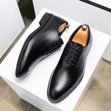 Pantofi eleganti barbati negri din Piele naturala MOD11569, 4, modlet.ro