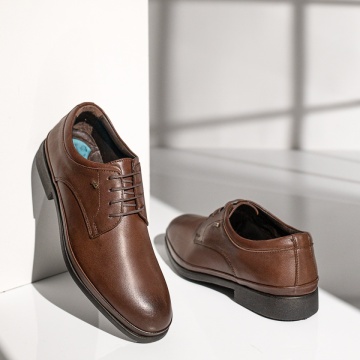 Pantofi maro eleganti barbati din Piele naturala MOD12058, 3, modlet.ro