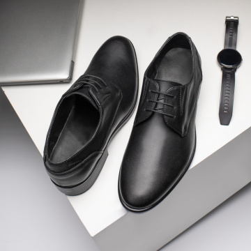 Pantofi negri eleganti barbati din Piele naturala MOD11561, 4, modlet.ro