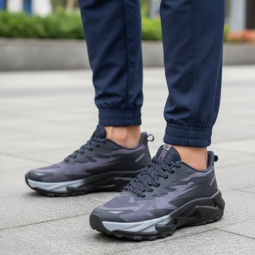 Adidasi barbati, Pantofi sport barbati cu siret gri inchis MOD13126, modlet.ro