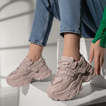 Pantofi sport dama cu siret mov deschis MOD11699, 3, modlet.ro