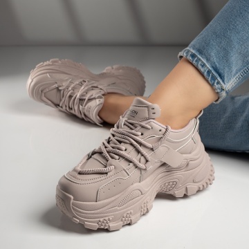 Pantofi sport dama cu siret mov MOD11699, 3, modlet.ro