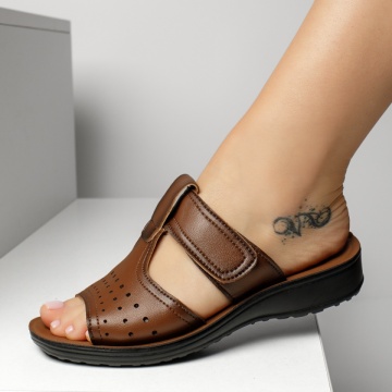 Papuci casual dama cu talpa joasa maro EVA37, 3, modlet.ro