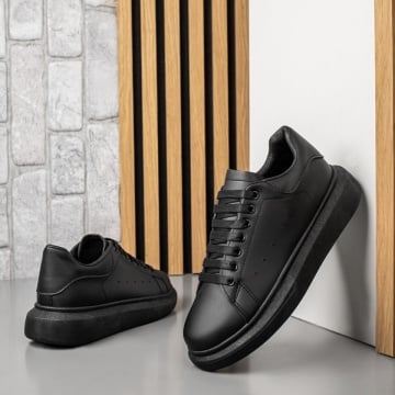 Adidasi barbati, Tenisi barbati cu siret negri MOD14024, modlet.ro