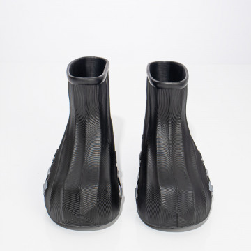 Cizme dama cu talpa groasa negre MOD11503, 3, modlet.ro