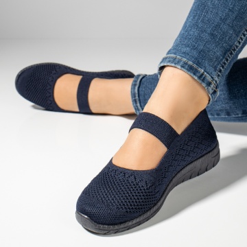 Espadrile dama cu talpa joasa si bareta albastre MOD13059, 2, modlet.ro