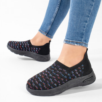 Espadrile dama negre EMA10, 2, modlet.ro
