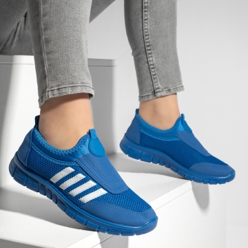 Espadrile sport dama cu talpa groasa albastre MOD13181, 4, modlet.ro