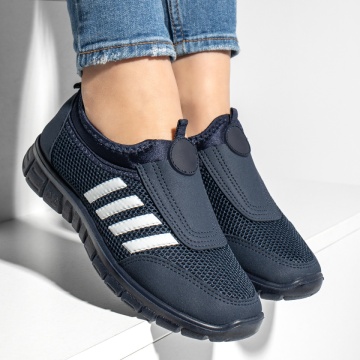 Espadrile sport dama cu talpa groasa albastru inchis MOD13181, 4, modlet.ro