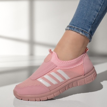 Espadrile sport dama cu talpa groasa roz MOD13181, 2, modlet.ro