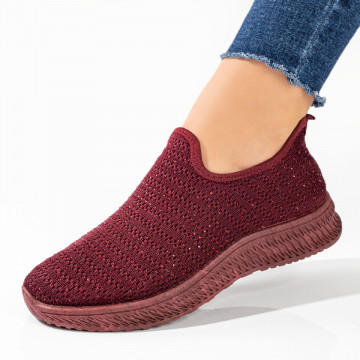 Espadrile sport dama visinii cu strasuri atasate ZEF09087, 1, zeforia.ro