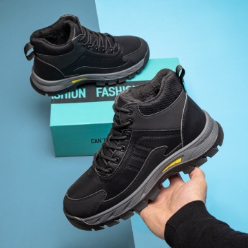 Ghete barbati, Ghete barbati cu siret negre MOD07380, modlet.ro