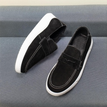 Mocasini barbati negri suede din Piele Naturala MOD03587, 2, modlet.ro