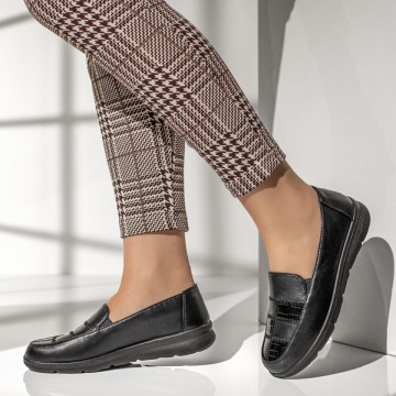 Mocasini dama negri MOD13271, 4, modlet.ro
