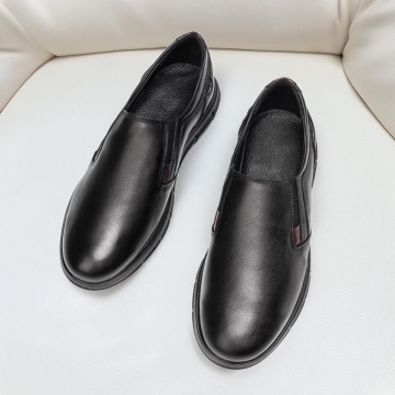 Pantofi casual barbati negri cu maro din Piele naturala MOD12658, 2, modlet.ro