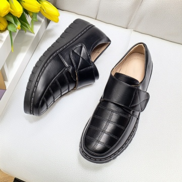 Pantofi casual dama cu platforma negri GINA1, 2, modlet.ro