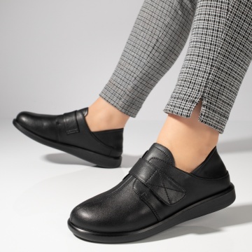 Pantofi casual dama cu scai negri din Piele naturala MOD11985, 2, modlet.ro