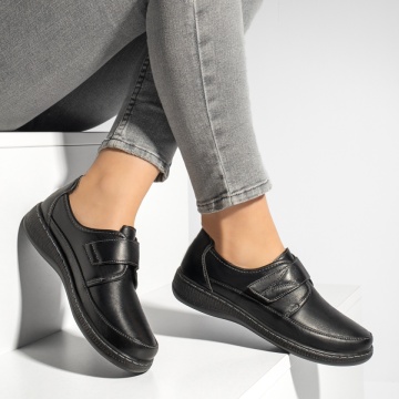 Pantofi casual dama cu scai negri MOD13153, 4, modlet.ro