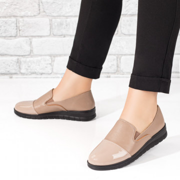 Pantofi casual dama maro cu talpa joasa MOD10106, 3, modlet.ro