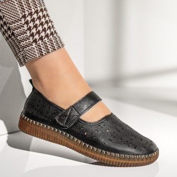 Pantofi casual dama negri cu scai MOD13269, 2, modlet.ro