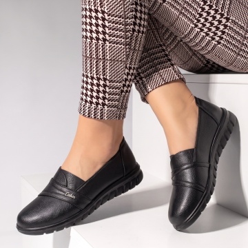 Pantofi casual dama negri cu talpa joasa DORA35, 3, modlet.ro