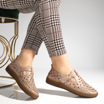 Pantofi casual dama roz cu scai MOD13268, 4, modlet.ro